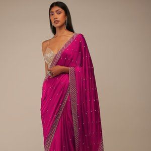 Kalki Fashions Magenta Saree Size 8, Unworn, Tags attached